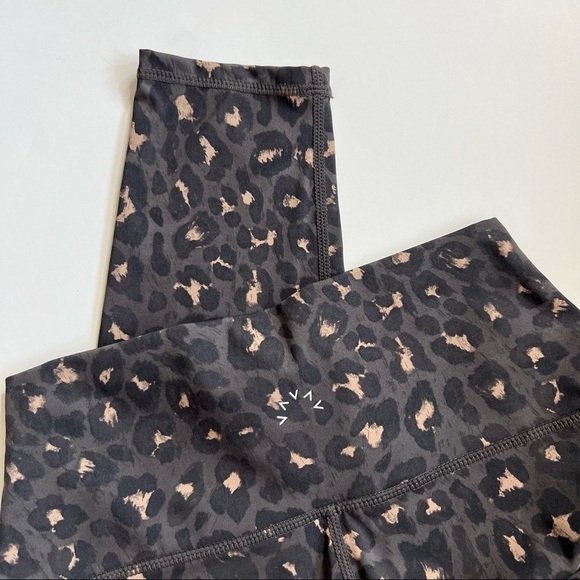 Varley Black and Pink Leopard Leggings - Picture 4 of 6